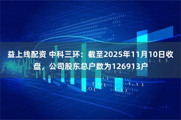 益上线配资 中科三环：截至2025年11月10日收盘，公司股东总户数为126913户