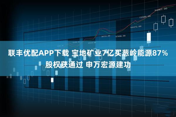 联丰优配APP下载 宝地矿业7亿买葱岭能源87%股权获通过 申万宏源建功
